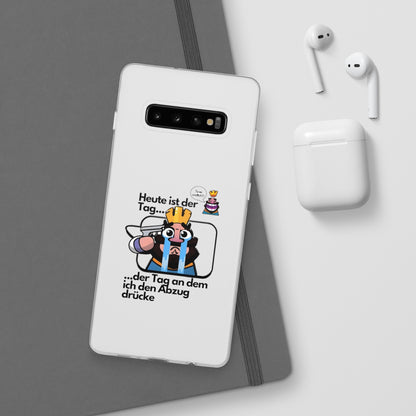 "Heute ist der Tag ... der Tag an dem ich den Abzug drücke" High Quality Phone Case