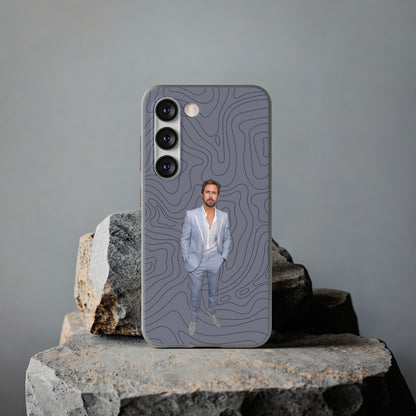 "Ryan Gosling blue" High Quality Phone Case