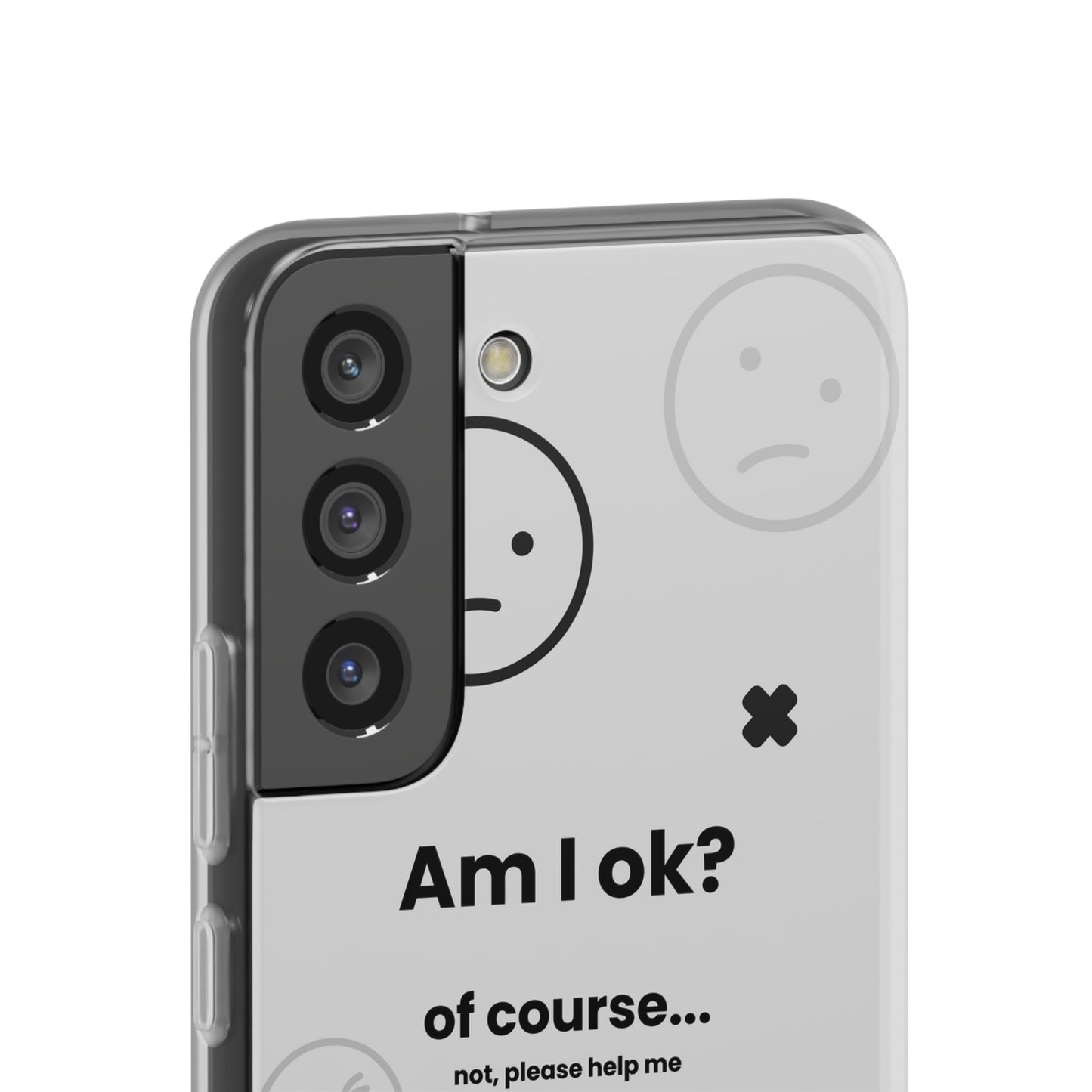 "Am I ok?" High Quality Phone Case