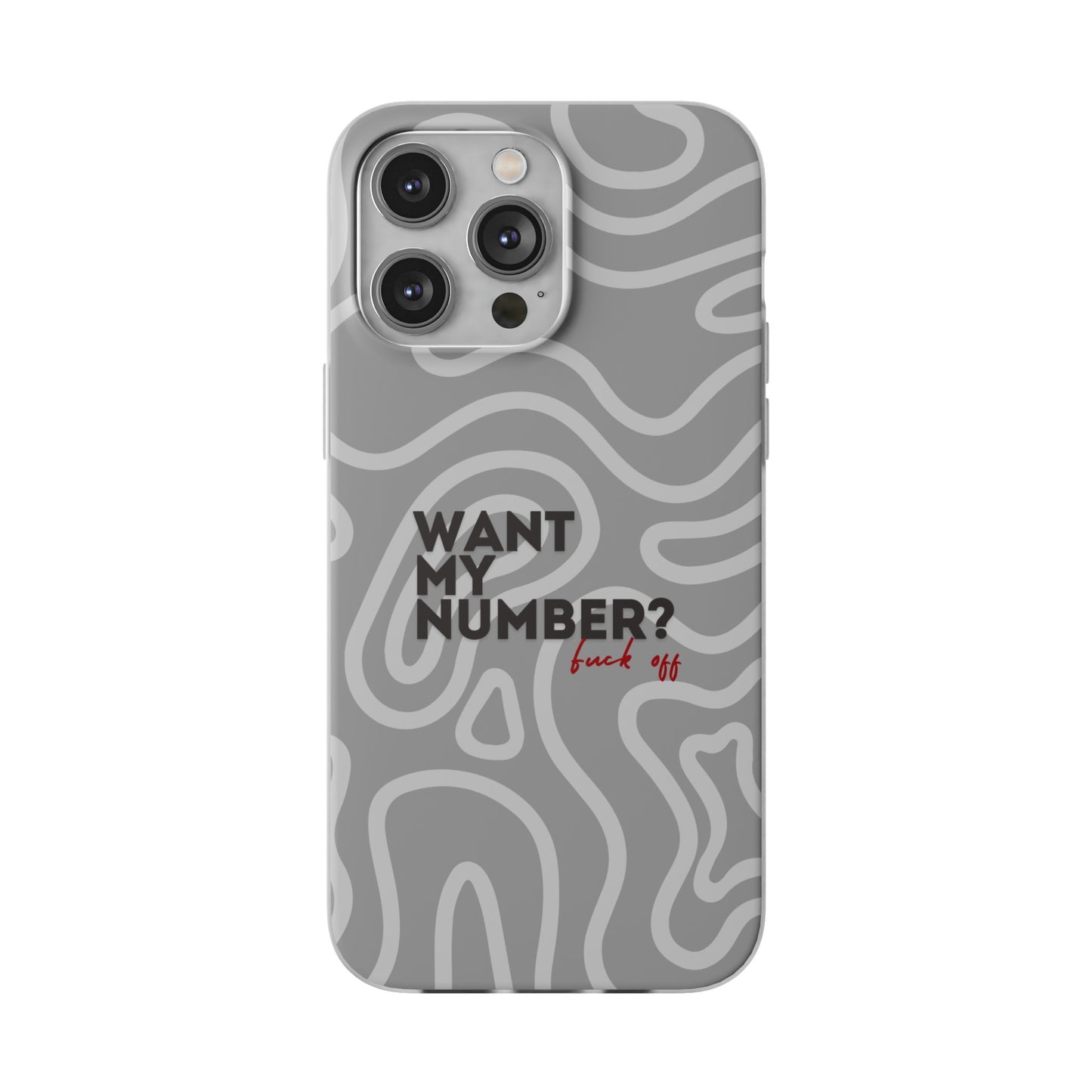 "Want my number?" High Quality Phone Case