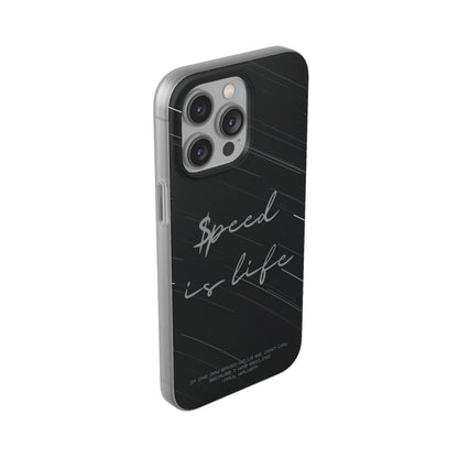 "Speed is life" High Quality Phone Case