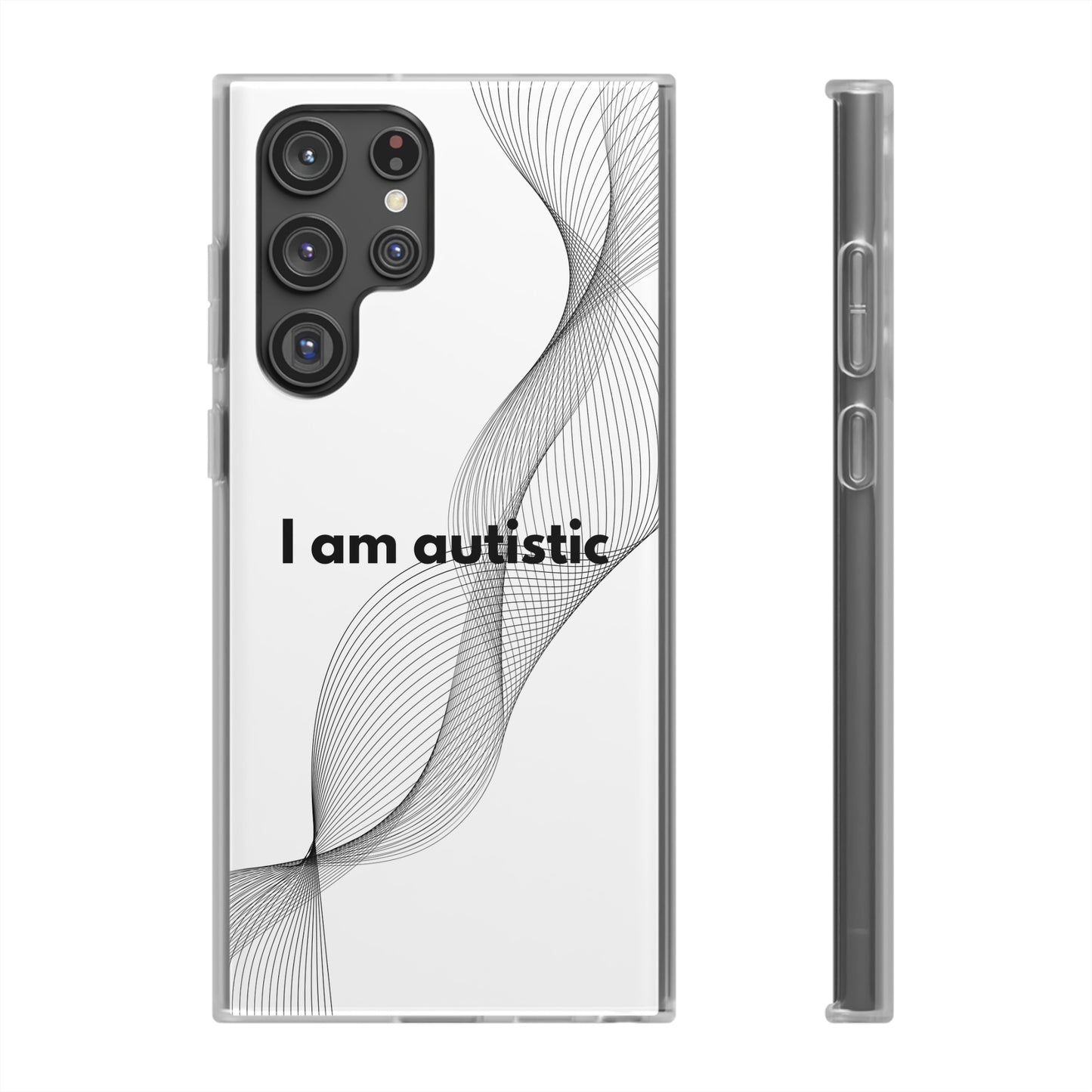 "I am autistic" High Quality Phone Case