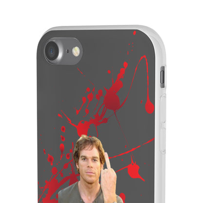 Dexter Middle Finger High Quality Phone Case