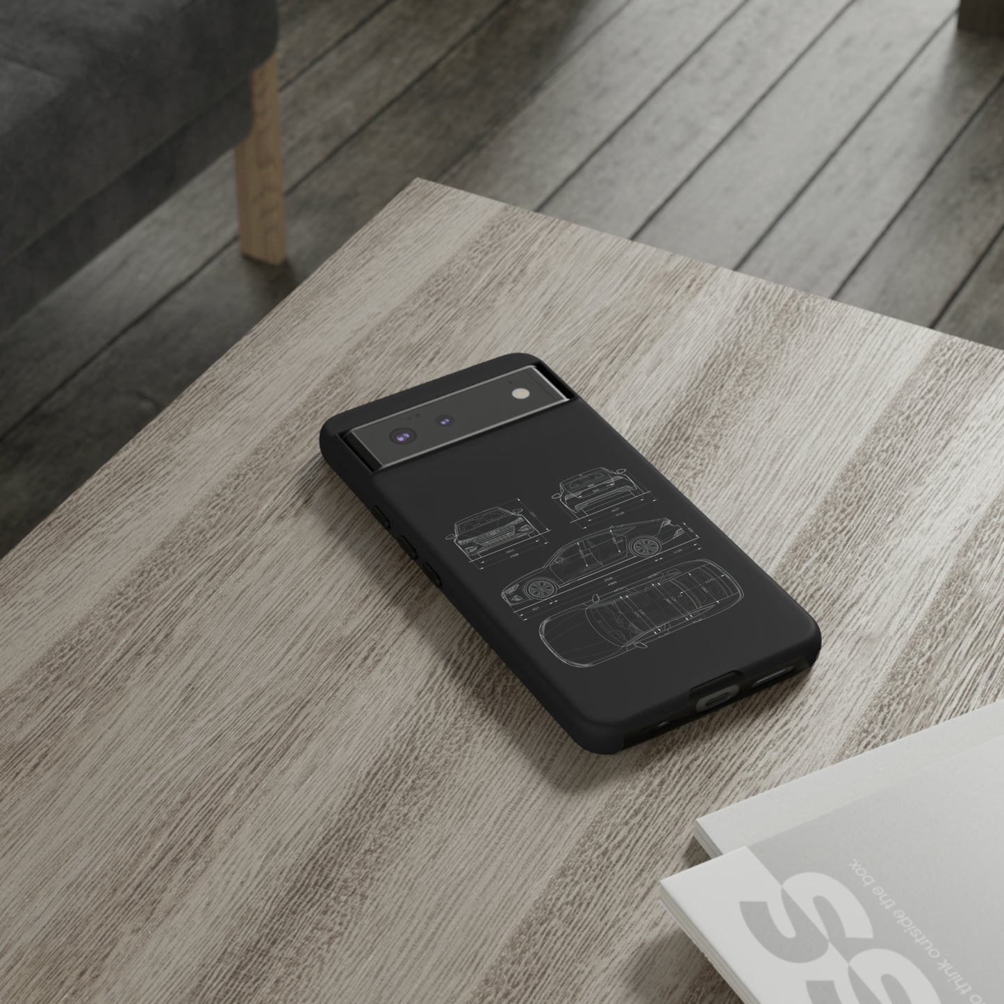 "Car Blueprint RS7" Premium Quality Phone Case