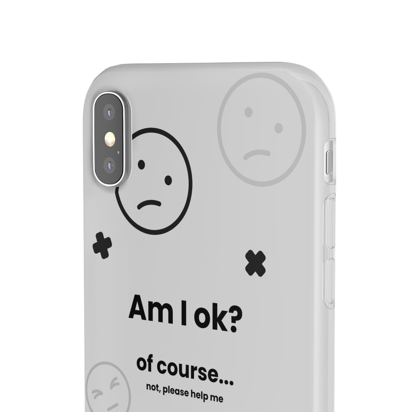 "Am I ok?" High Quality Phone Case