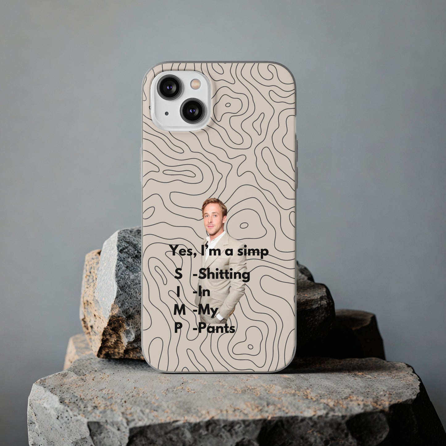 "Yes, I'm a simp" High Quality Phone Case