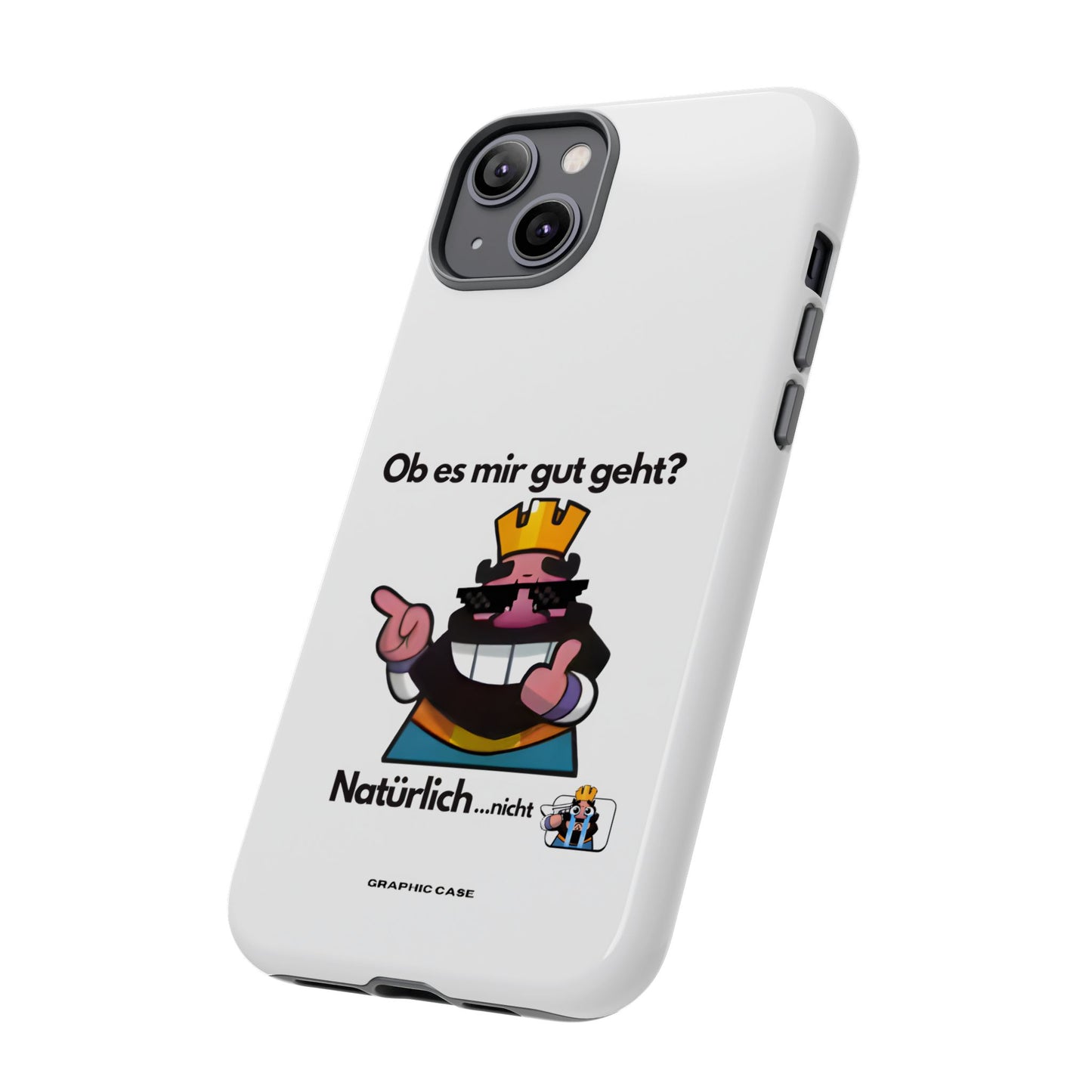 "Ob es mir gut geht?" Premium Quality Phone Case