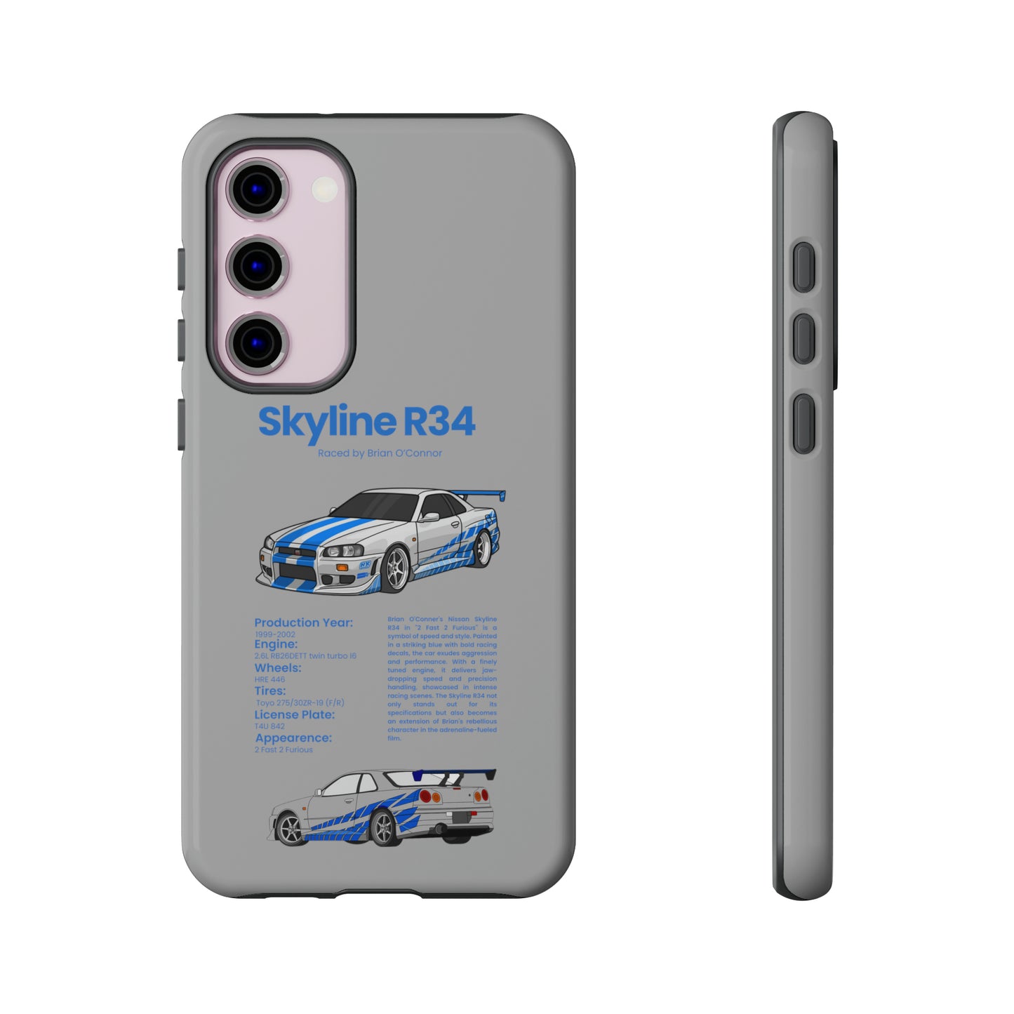 "Skyline R34" Premium Quality Phone Case