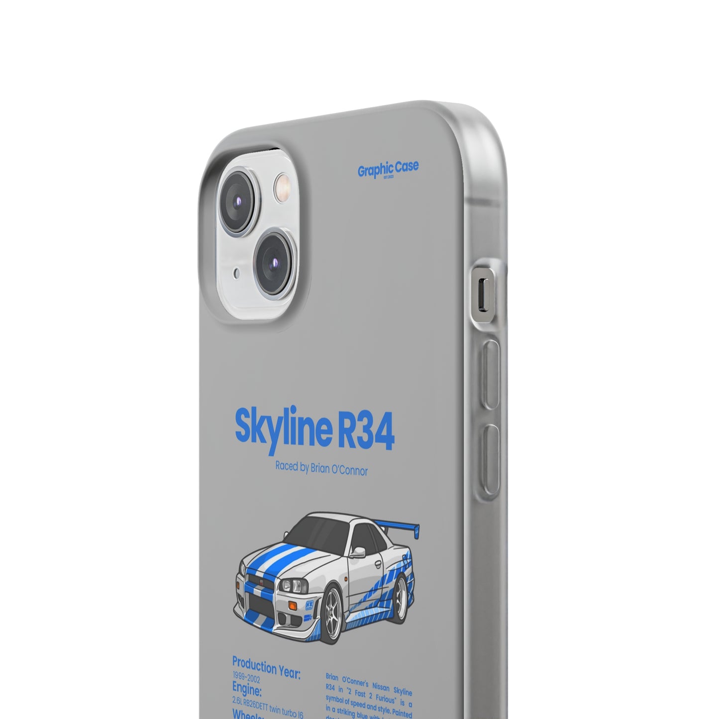 "Skyline R34" High Quality Phone Cases