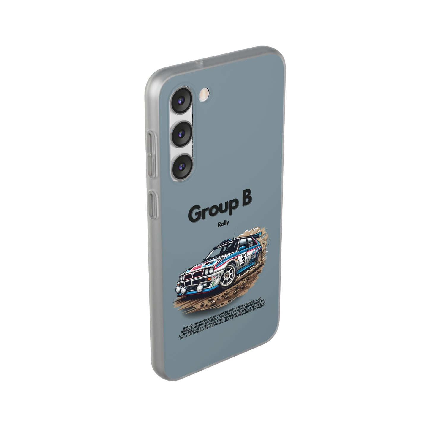 "Group B Rally Delta S4" High Quality Phone Case