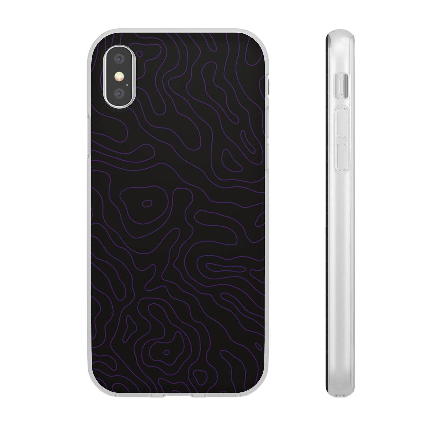 "Purple Topography" High Quality Phone Case