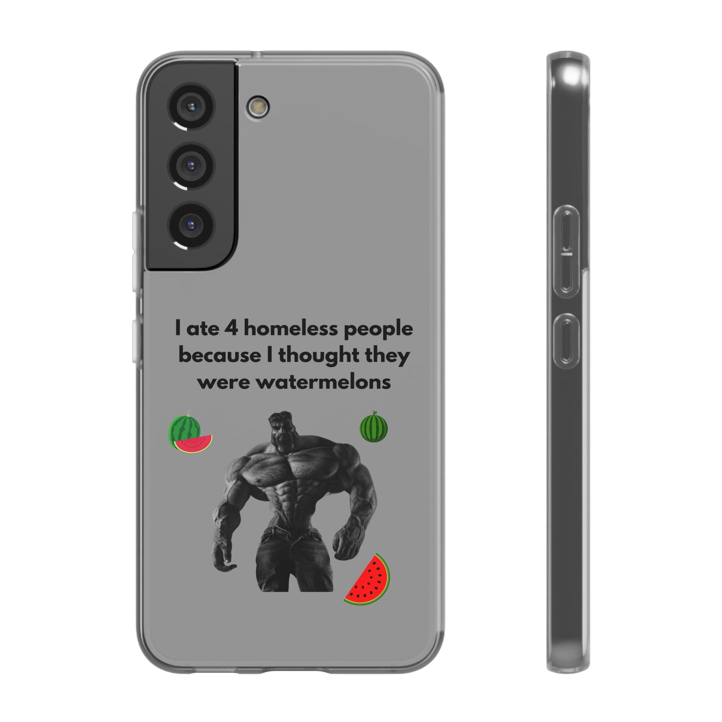 "I ate 4 homeless people" High Quality Phone Cases