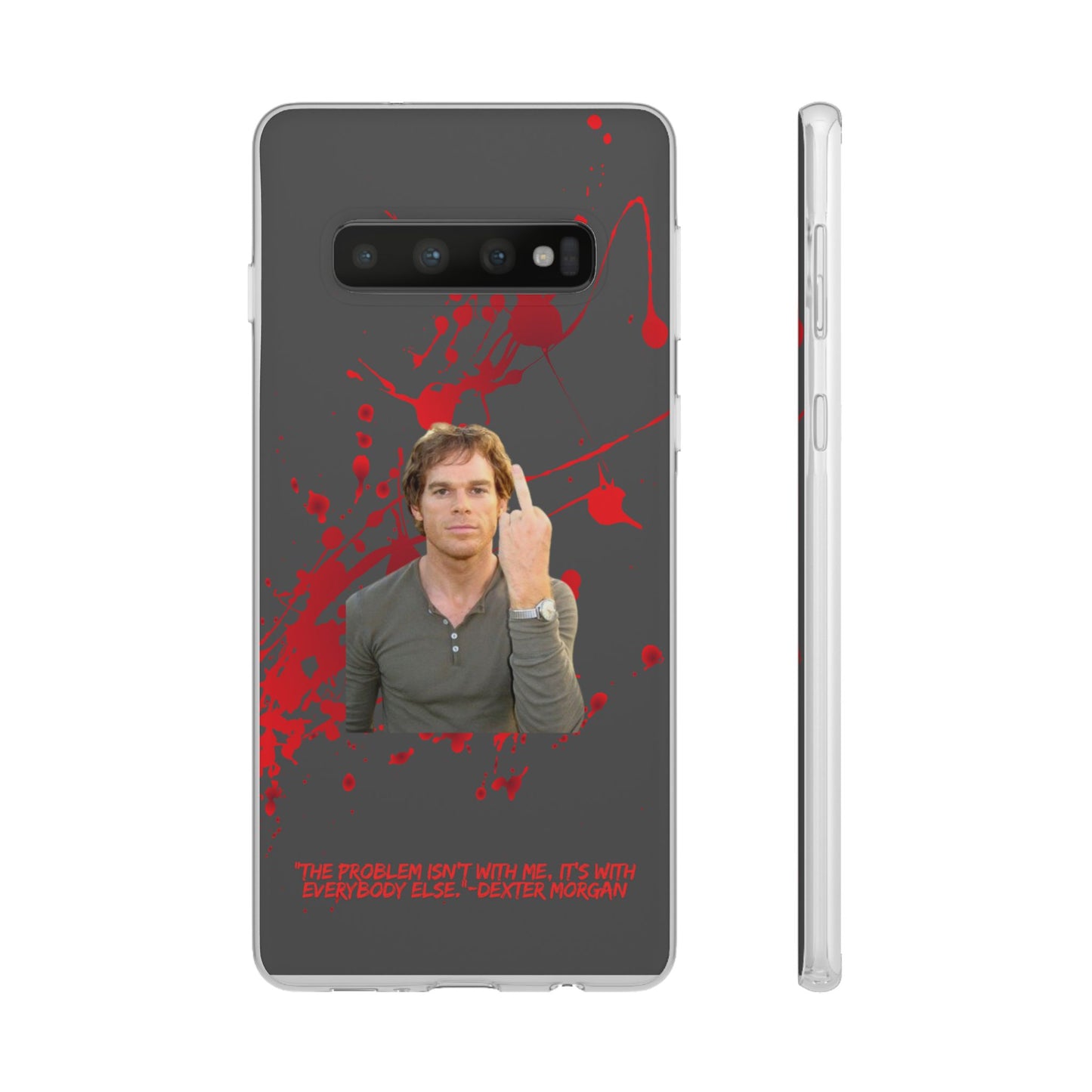 Dexter Middle Finger High Quality Phone Case