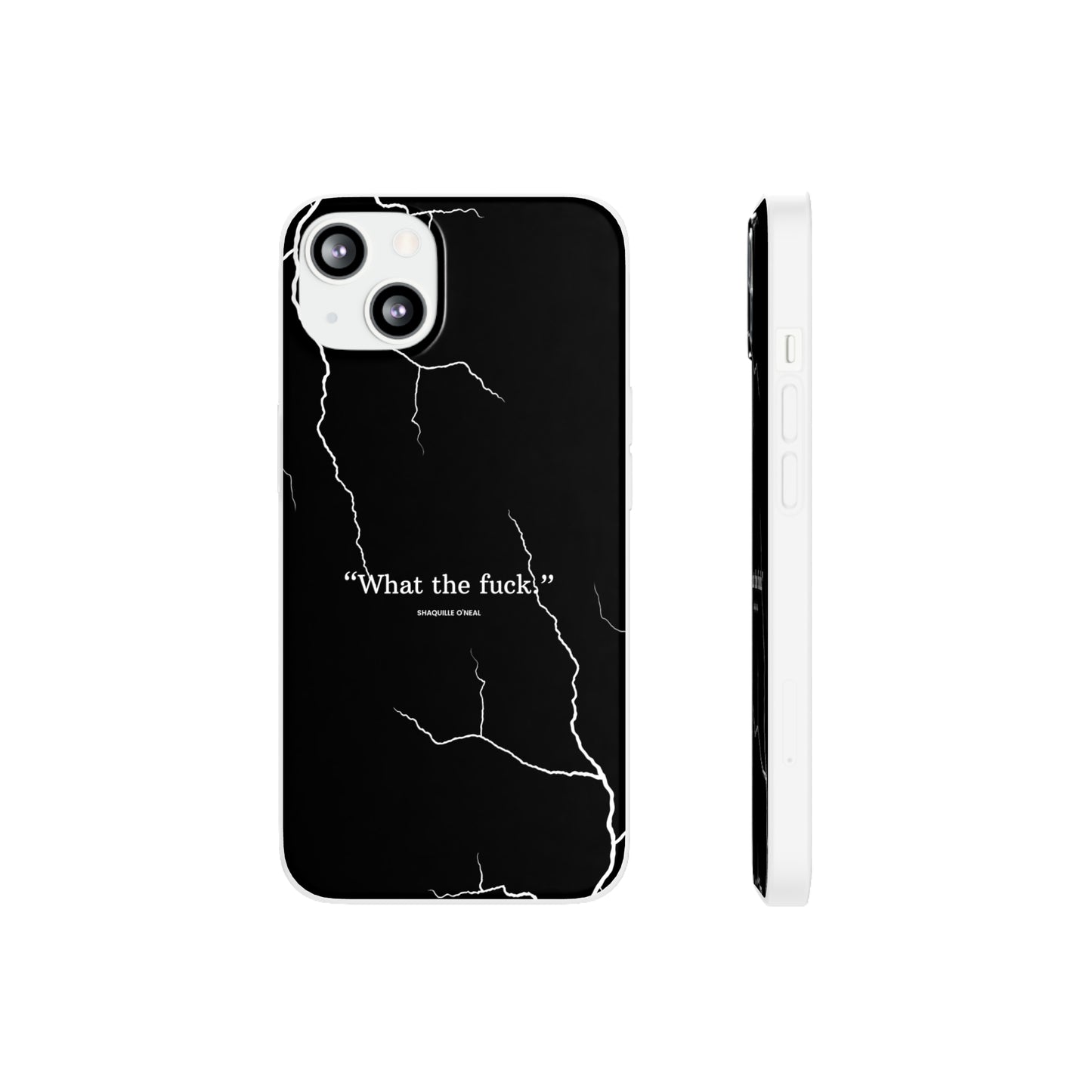 "What the fuck quote" High Quality Phone Case