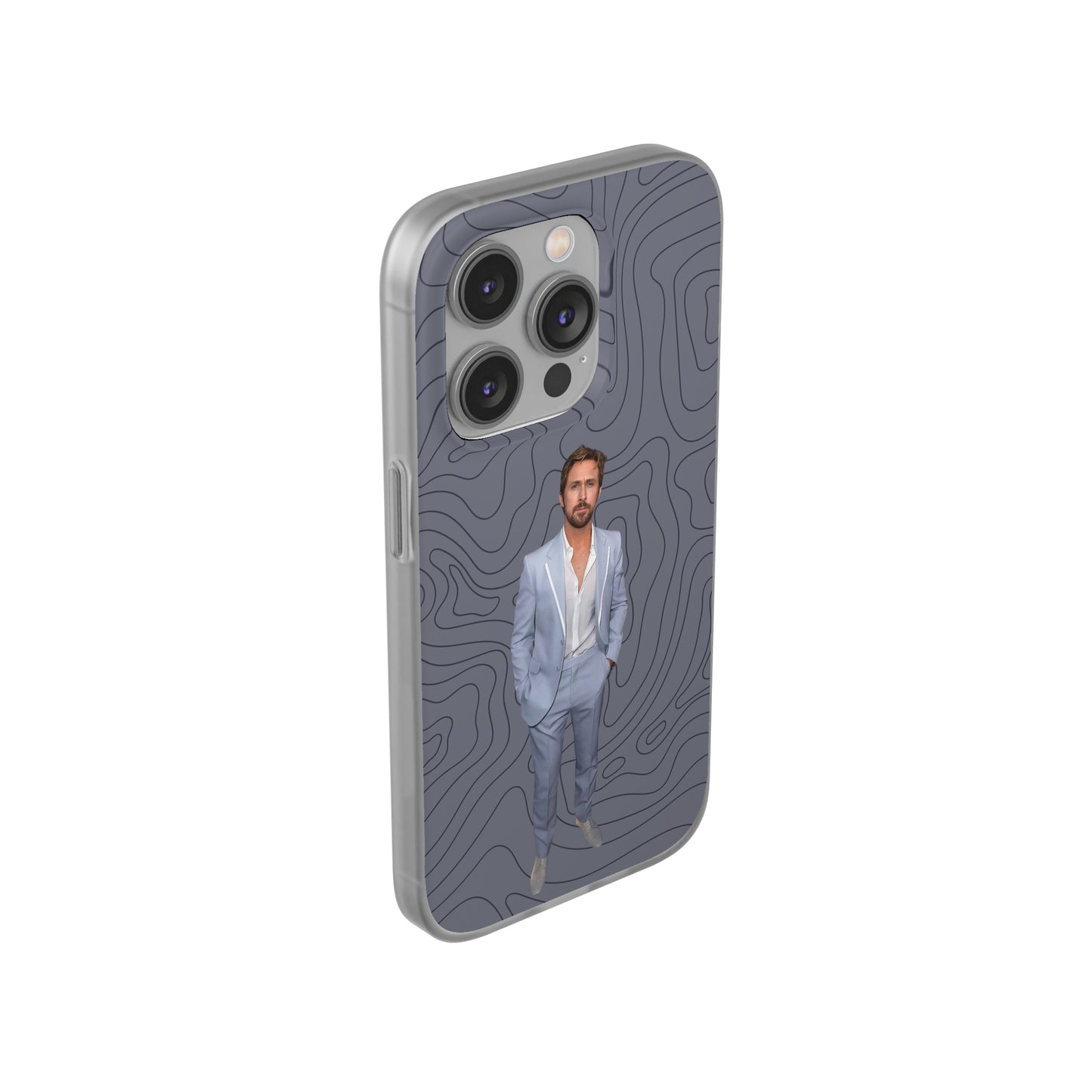 "Ryan Gosling blue" High Quality Phone Case