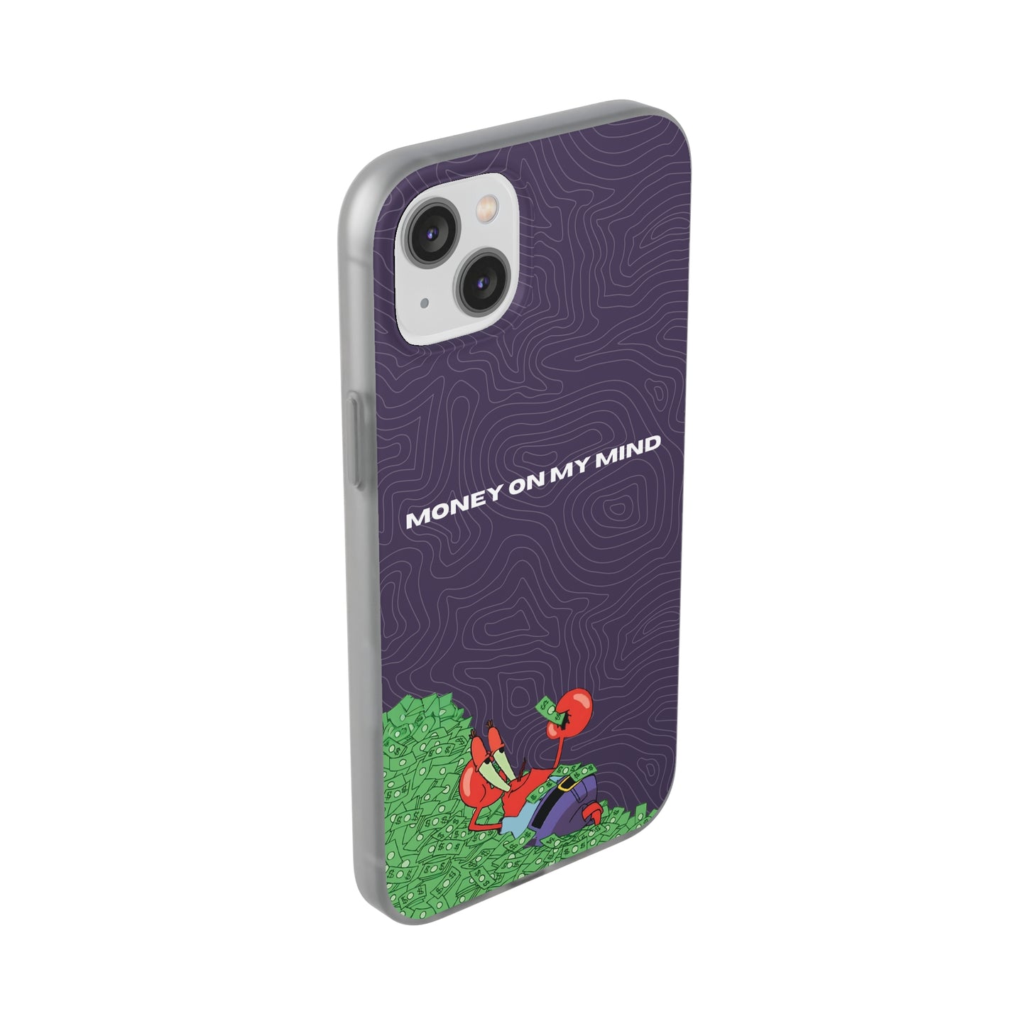 "Money on my mind" High Quality Phone Case