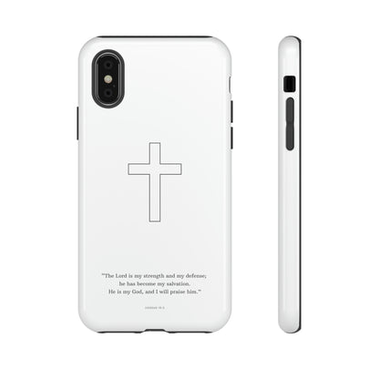 "Exodus 15:2" Premium Quality Phone Case