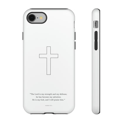 "Exodus 15:2" Premium Quality Phone Case