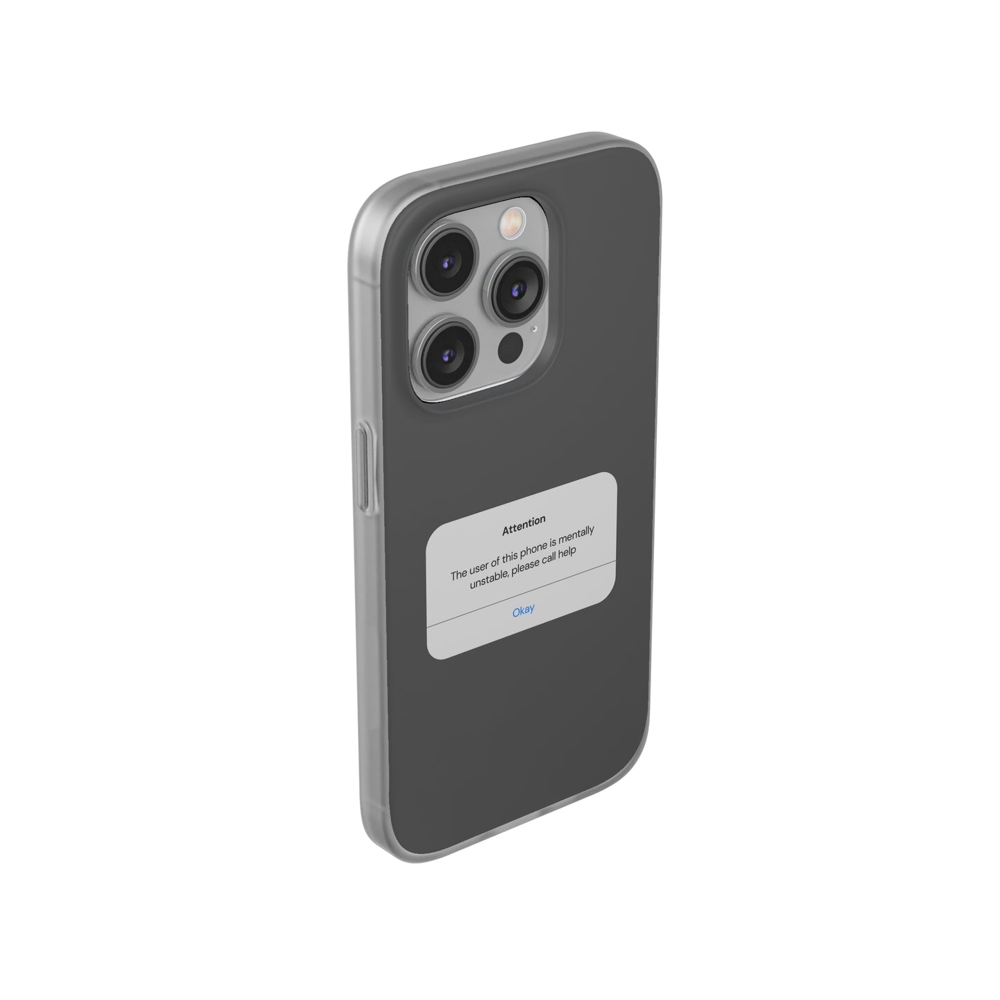 "Attention Notification" High Quality Phone Case