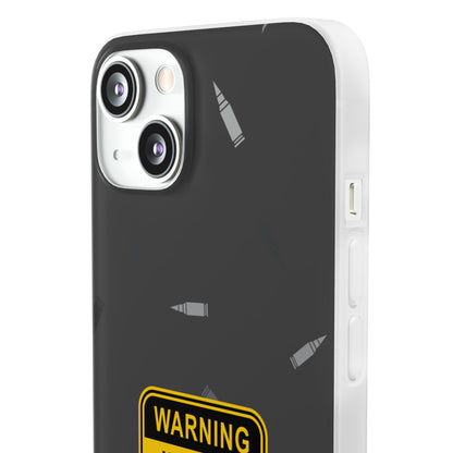 "Warning, my phone is not the only thing in my pocket" High Quality Phone Case