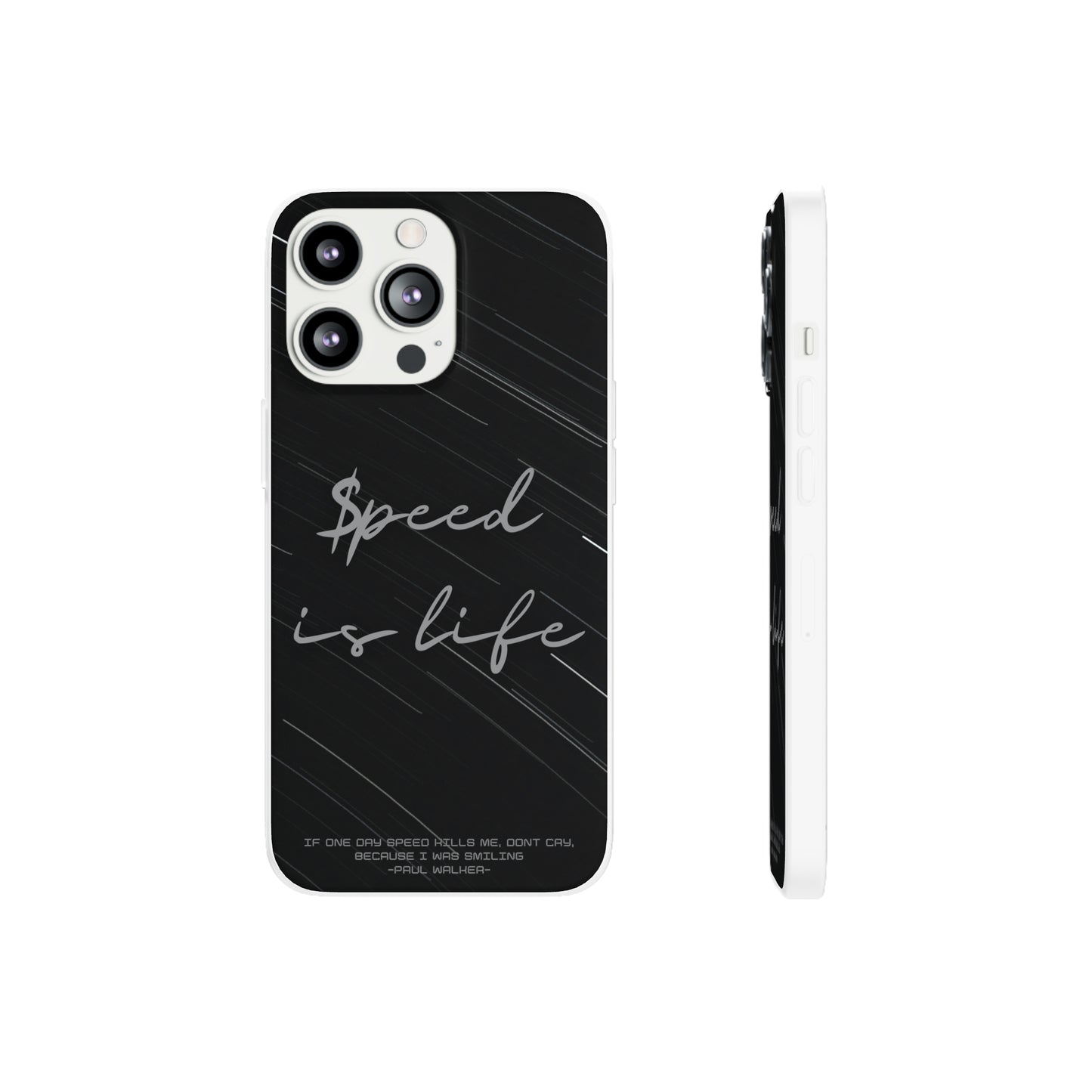 "Speed is life" High Quality Phone Case