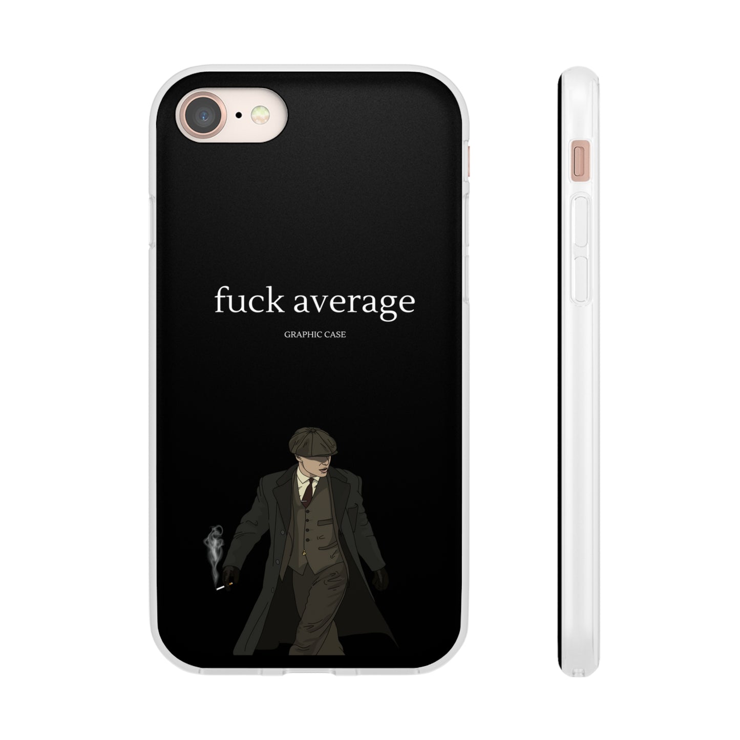 "fuck average" High Quality Phone Case