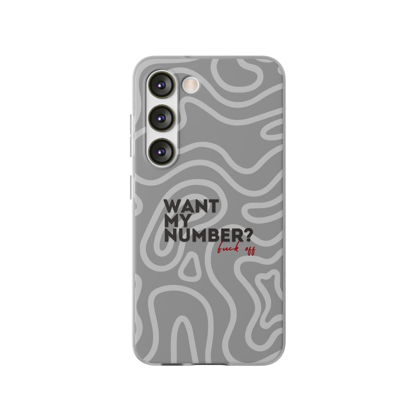 "Want my number?" High Quality Phone Case