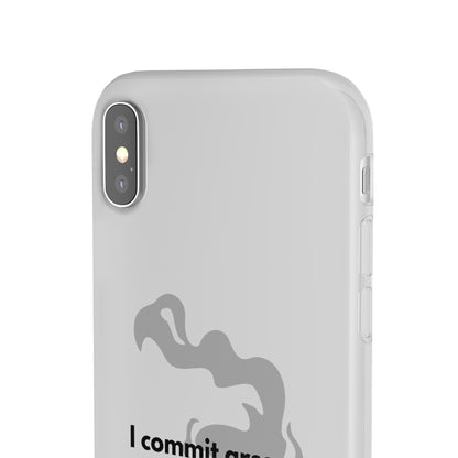 "I commit arson." High Quality Phone Case