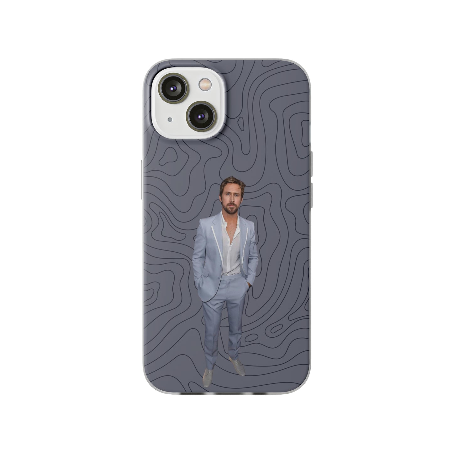 "Ryan Gosling blue" High Quality Phone Case