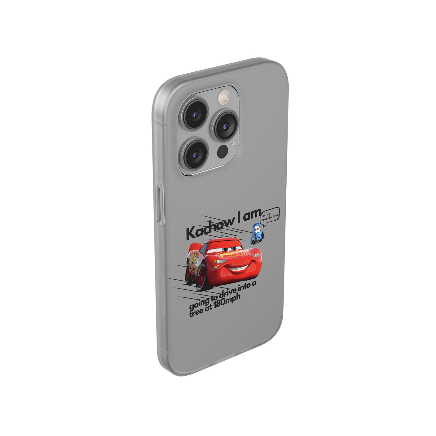 "Kachow into a tree" High Quality Phone Case