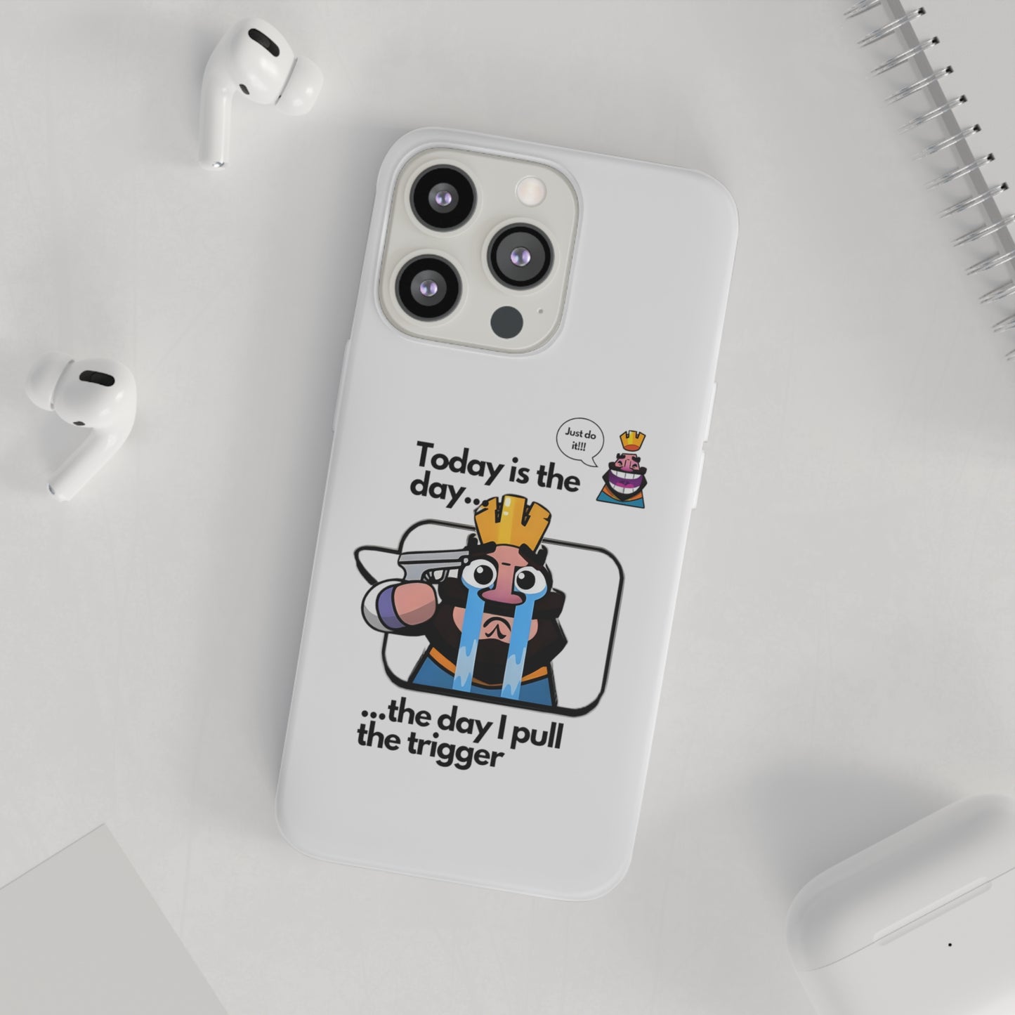 "Today is the day ... the day I pull the trigger" High Quality Phone Case