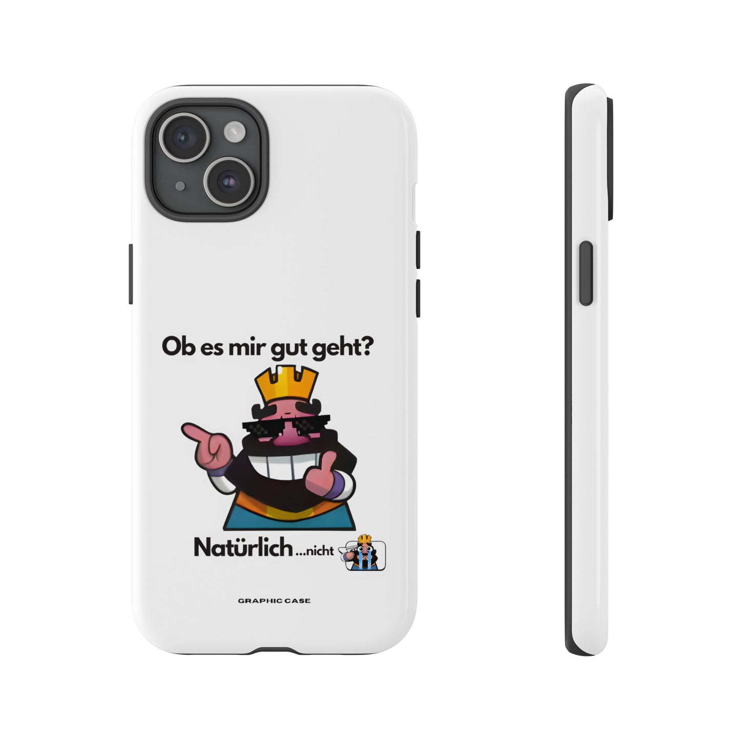 "Ob es mir gut geht?" Premium Quality Phone Case