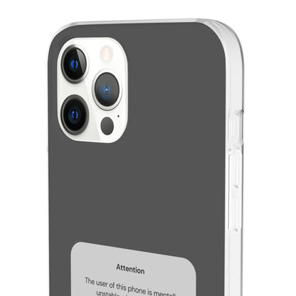 "Attention Notification" High Quality Phone Case