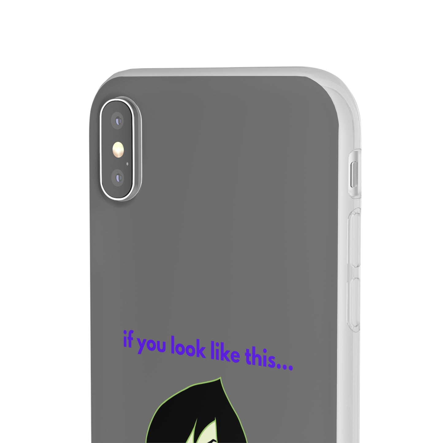 "If you look like this..." High Quality Phone Case