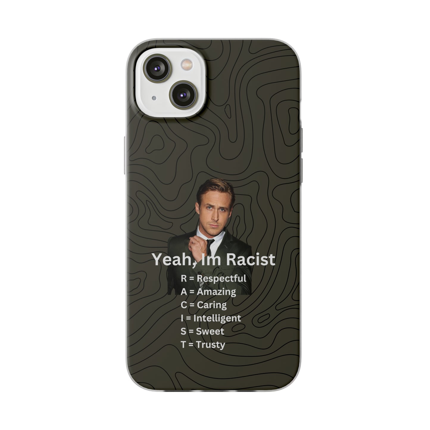 "Yeah, I'm Racist" High Quality Phone Case