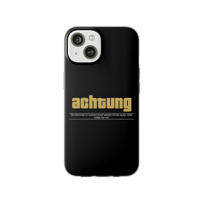 "Achtung (Stimmen)" High Quality Phone Case