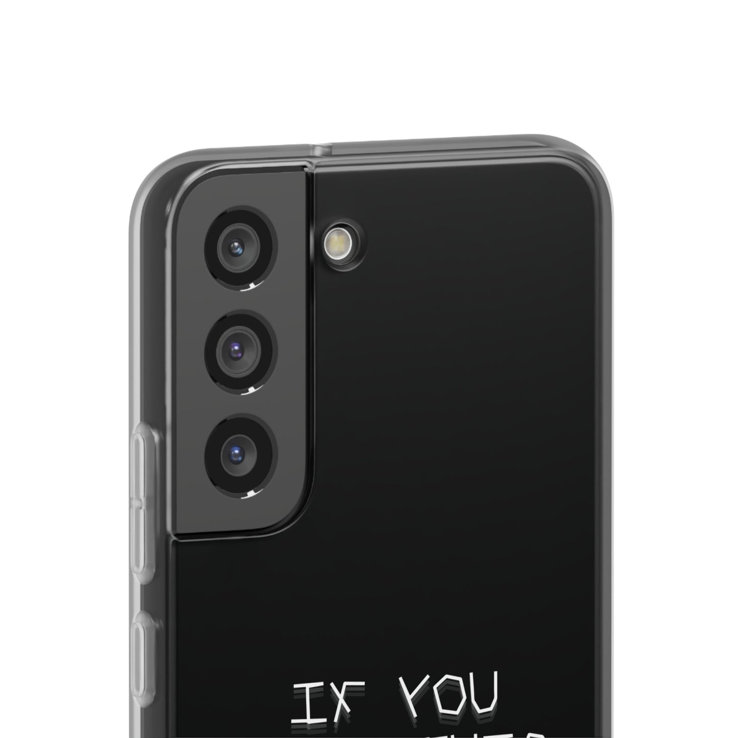 "If you read this you are stupid :)" High Quality Phone Case