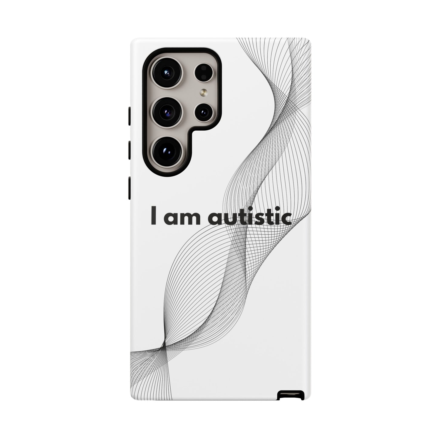 "I am autistic" Premium Quality Phone Case