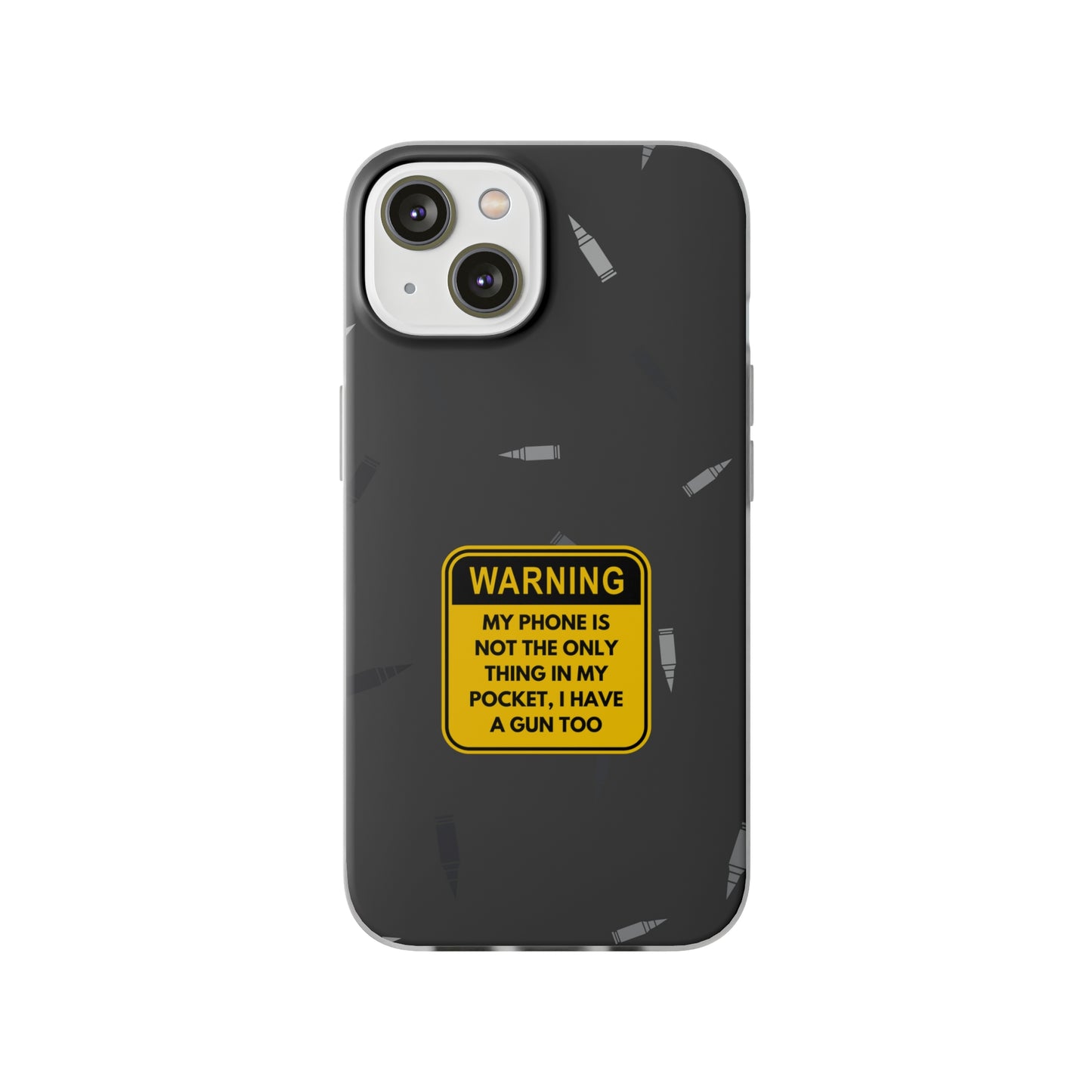 "Warning, my phone is not the only thing in my pocket" High Quality Phone Case