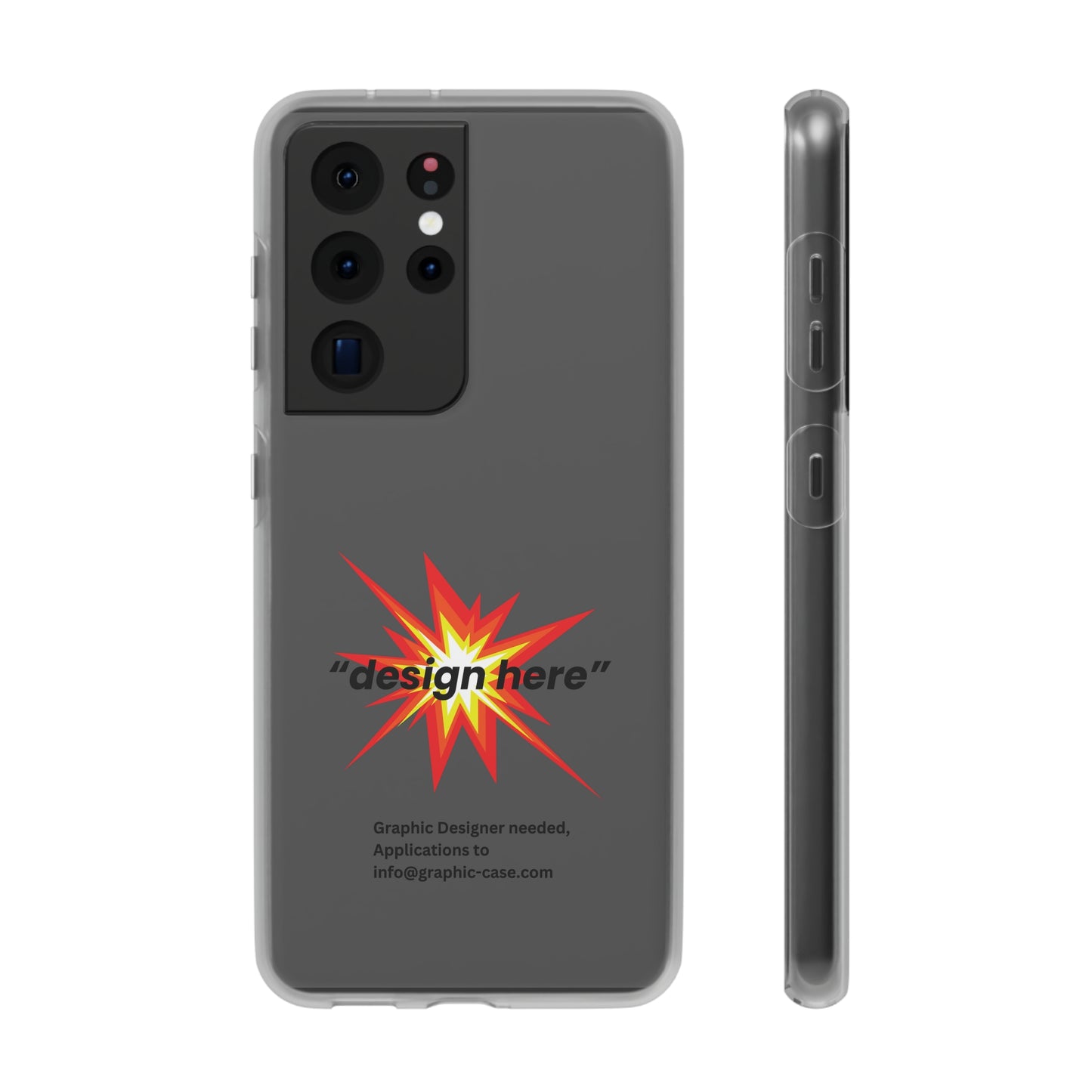 "Design here" High Quality Phone Case