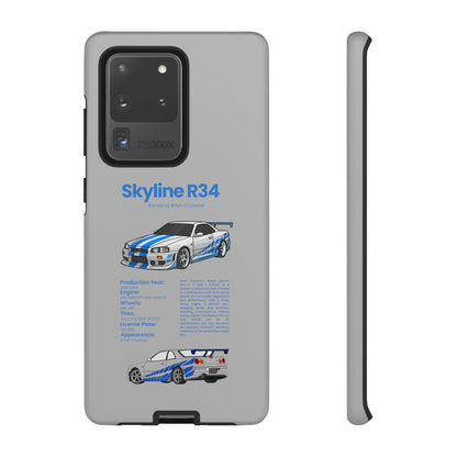 "Skyline R34" Premium Quality Phone Case