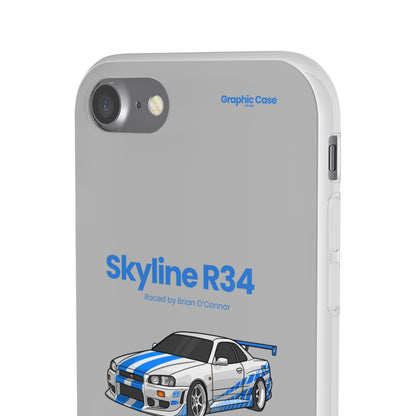 "Skyline R34" High Quality Phone Cases