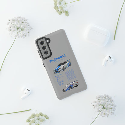 "Skyline R34" Premium Quality Phone Case