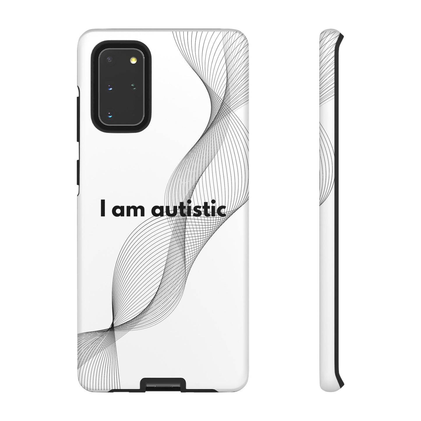 "I am autistic" Premium Quality Phone Case