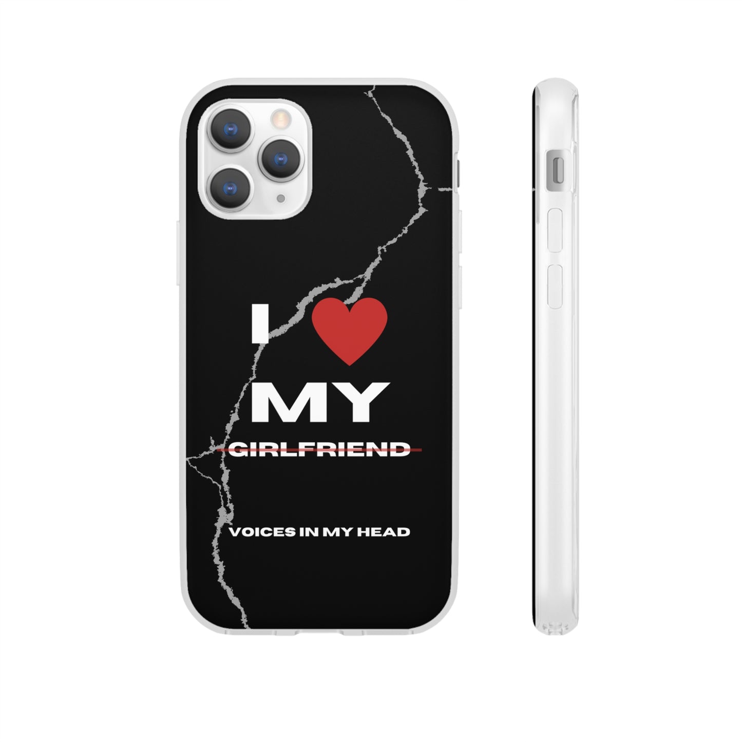 "I love my voices in my head" High Quality Phone Case