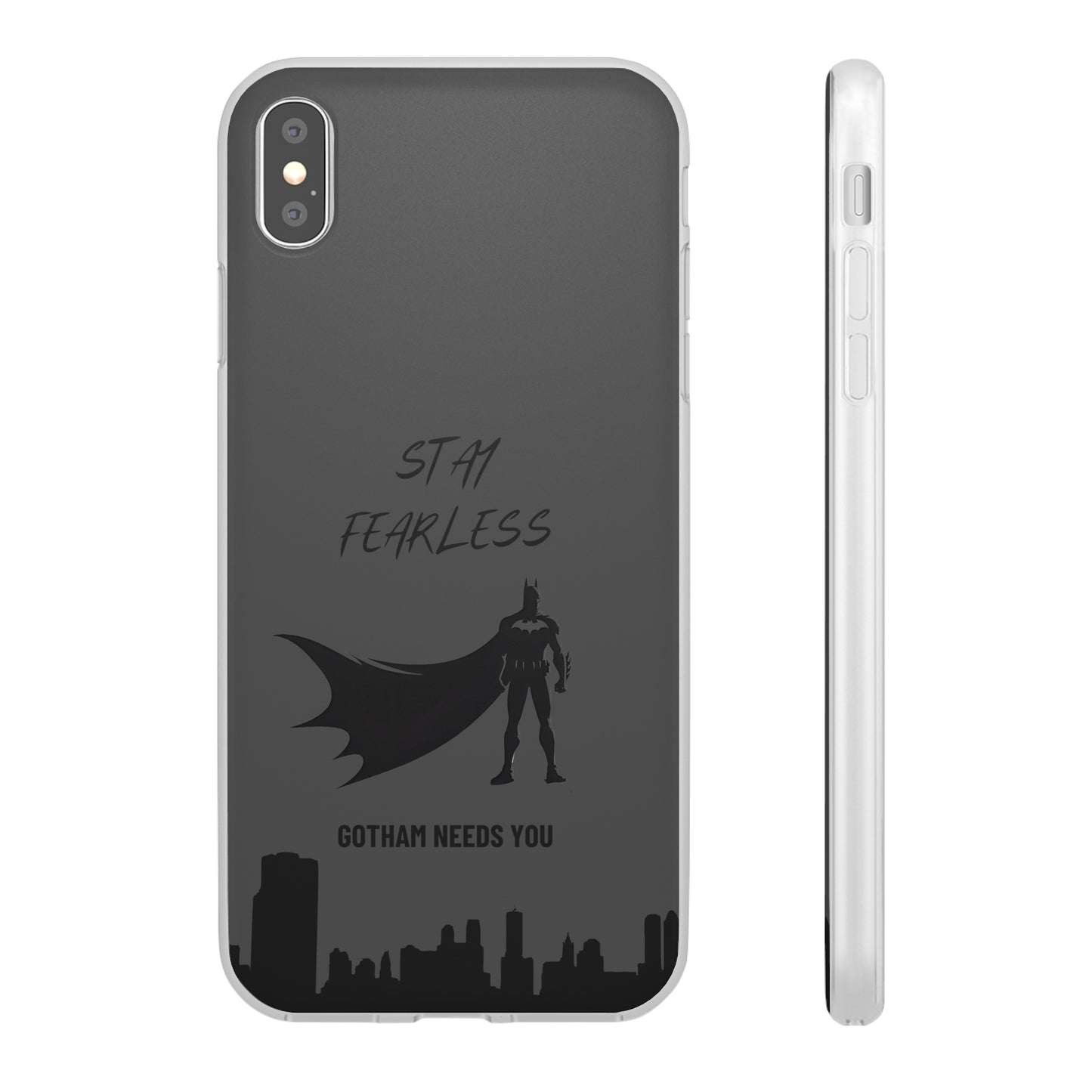 "Stay fearless, Gotham needs you" High Quality Phone Case