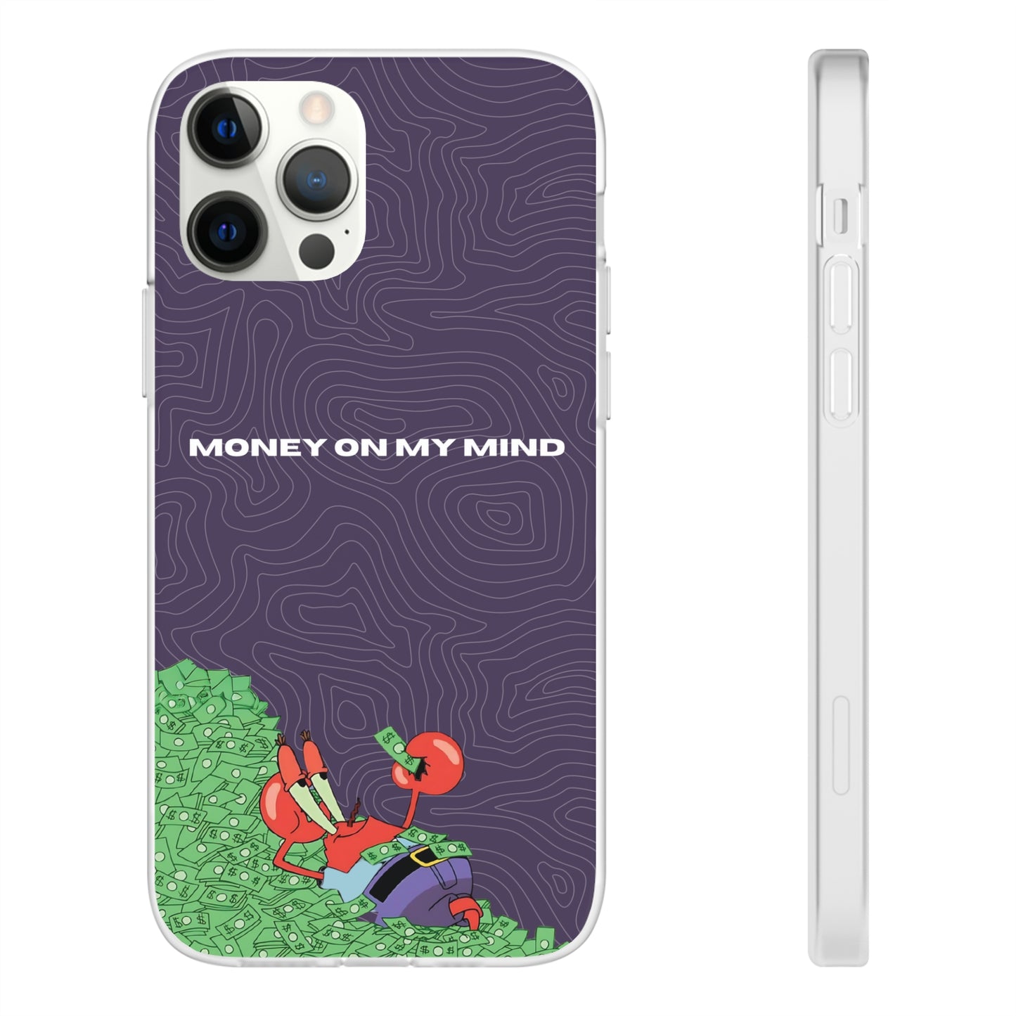 "Money on my mind" High Quality Phone Case