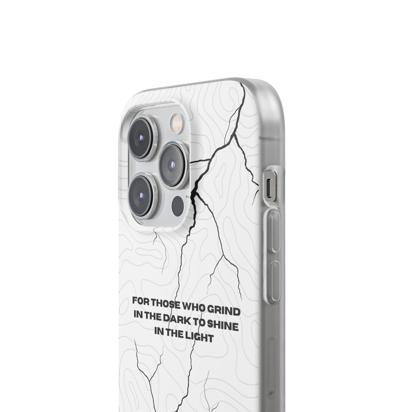 "For those who grind in the dark to shine in the light" High Quality Phone Cases