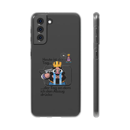 "Heute ist der Tag ... der Tag an dem ich den Abzug drücke" High Quality Phone Case