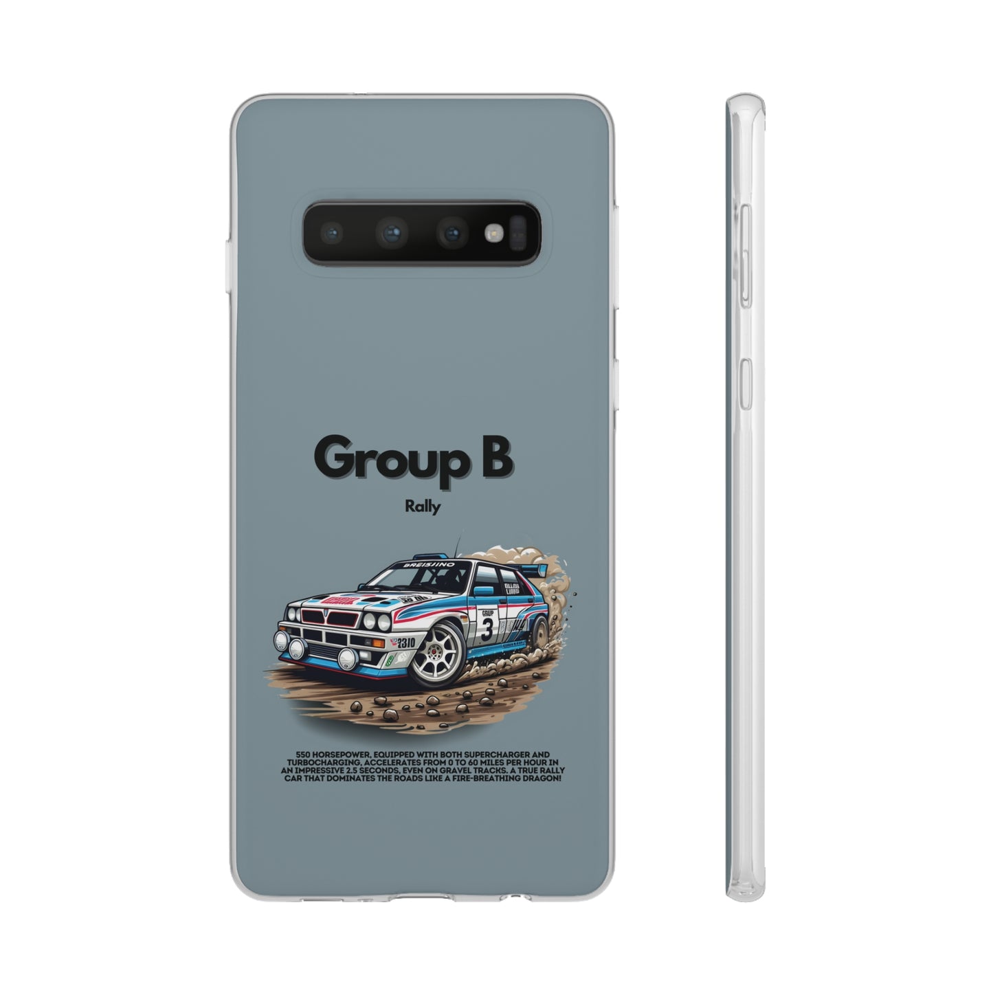 "Group B Rally Delta S4" High Quality Phone Case